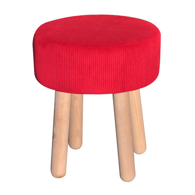 Solid + Manufactured Wood Accent Stool