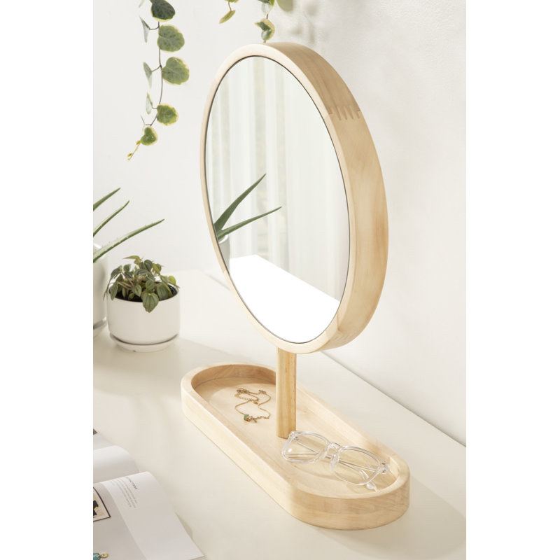 Ashten Solid Wood Flat Floor Mirror