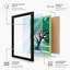 Solitude Beneath The Tree Modern 1 Piece Single Picture Frame Wall Art-136645247-136645250