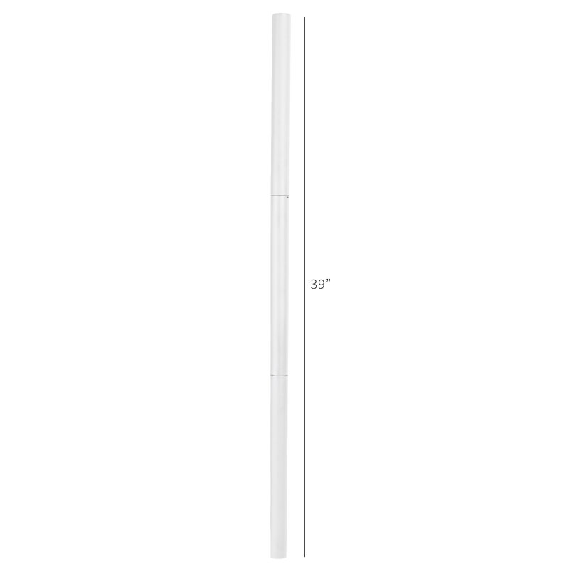 39" H x 2" W x 2" D Center Pole