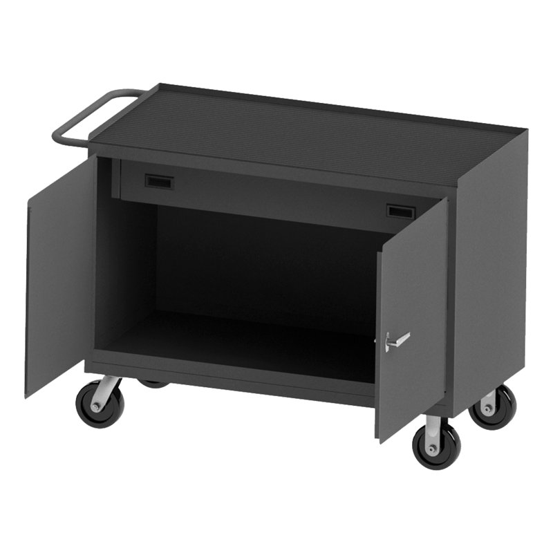 Armoire de rangement mobile H 38 "x l 54" x p 24 "cache