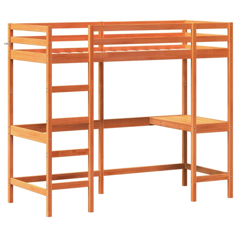 Mirren High Sleepers, Single (3'), Wax brown