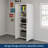 Garage Core 83" Shallow Cabinet & Door In White-422049342