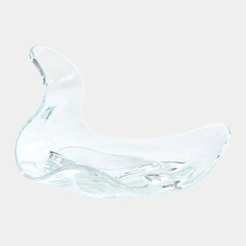 Wave Glass Decorative Bowl