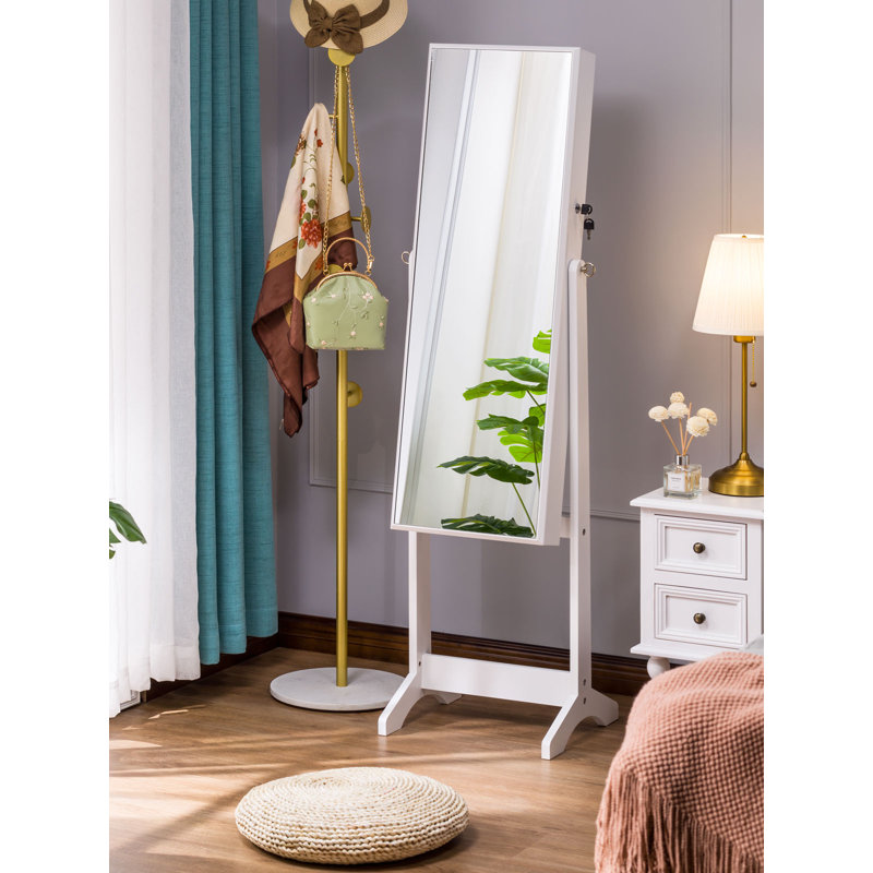 Armoire à bijoux avec miroir
