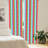 Pinstripe Semi-Sheer Rod Pocket Curtain Panels-46015893-45982603