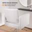 Fauteuil de salon pivotant en similicuir Kynslea-1608770206