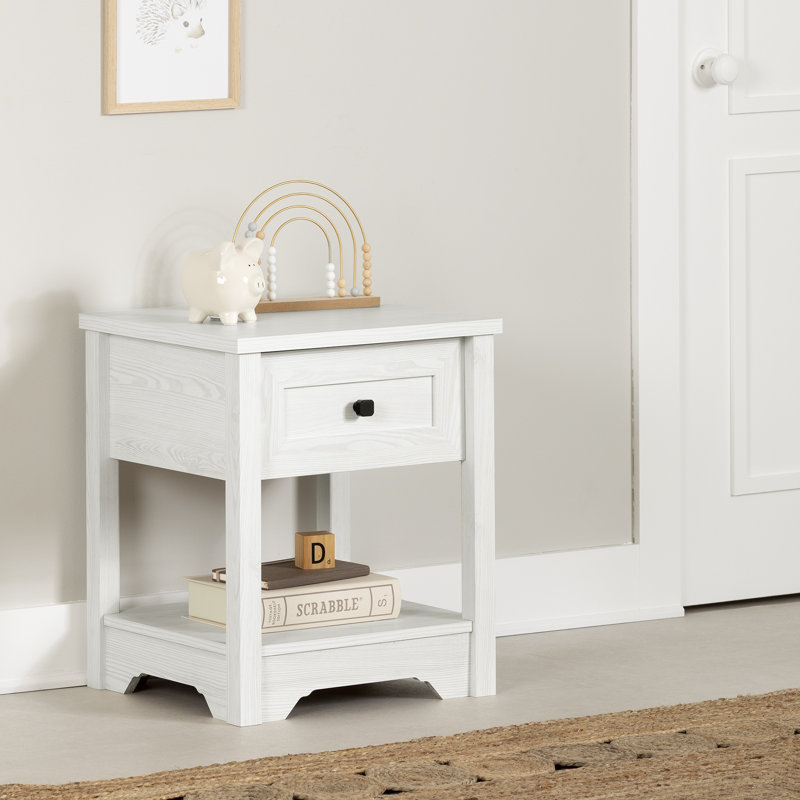 Table de chevet Aldonia, Pin blanc