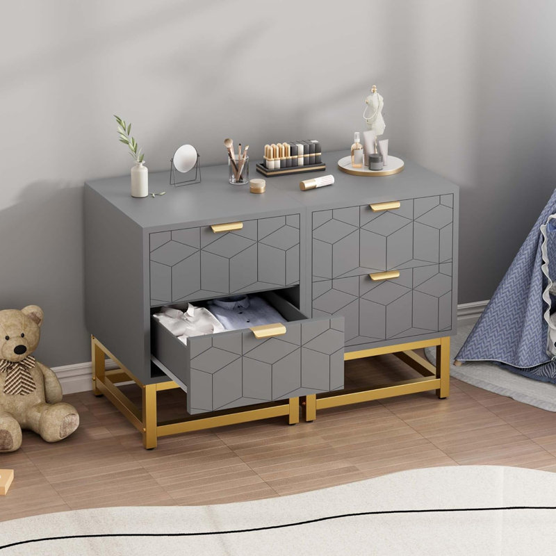 40cm W Bedside Table