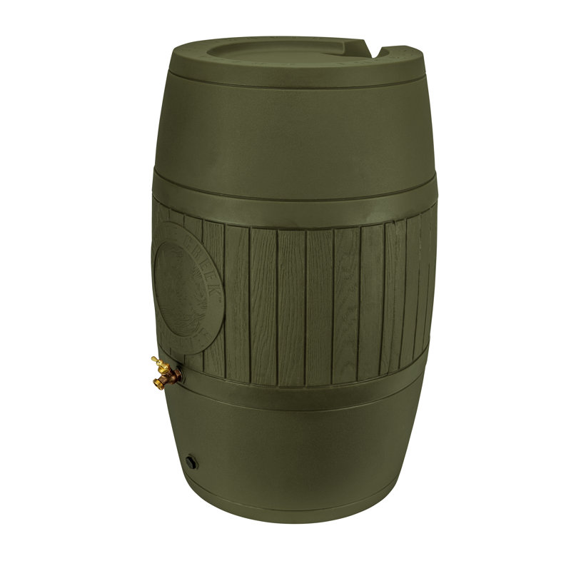 Baril de pluie Bushman Spruce Creek 54 gallons, Vert