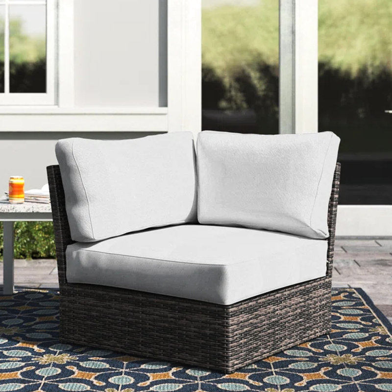 Chaise de patio avec coussins confortables
