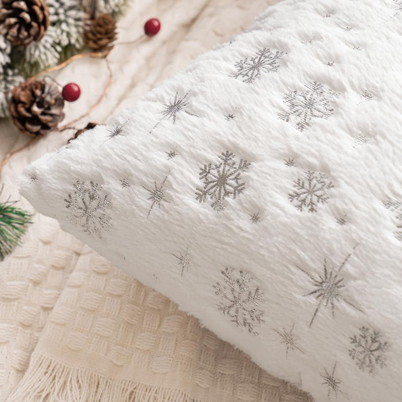 Ensemble de 2 housses de coussin décoratives de Noël Miulee