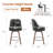 Mangu Upholstered Swivel Stool -1238722667