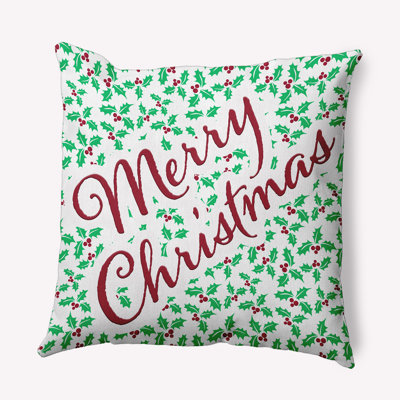 Floral Polyester Throw Pillow