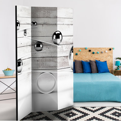 Solid Wood Folding Room Divider