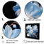 «Blue Orchid Blossoms In Delicate Abstraction I», reproduction sur toile-808602875-808602851