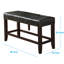Banc rembourré en similicuir-1179740146