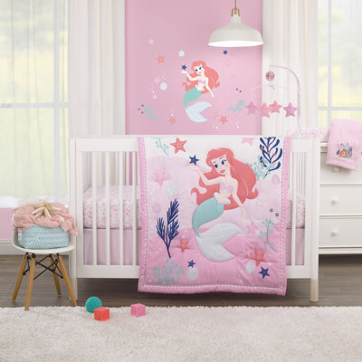 Ariel - Cute By Nature 4 - Piece Crib Bedding Set