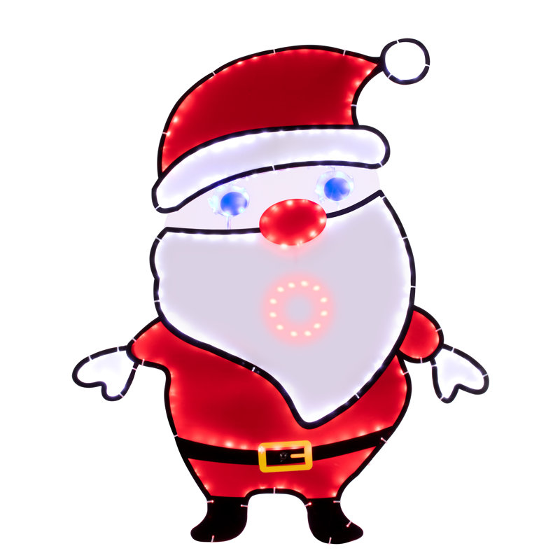 36.75" Outdoor Singing Santa