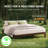 Solid Rubberwood Platform Bed-1136755663-1136755665