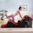 2-in-1 Foldable Yoga Chair with Removable Washable Cover, Ergonomic Chaise Lounge and Bed Bench for Home Studio-364360288
