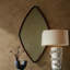 Brielle Diamond Brass Mirror