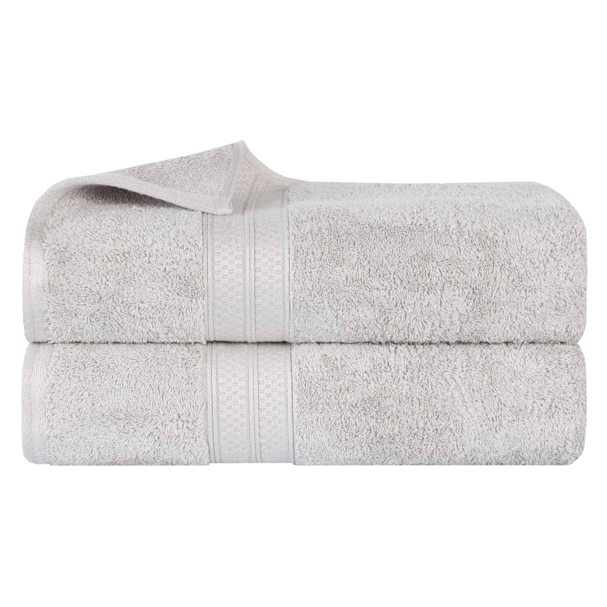 Nolhan Rayon from Bamboo Cotton Blend Bath Towels, Chrome