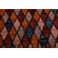 Tapis oriental marocain en laine à motif treillis 7 x 10