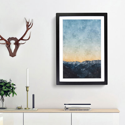 Ahrntal Mountain Valley in Italy - Picture Frame Painting Print