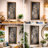 Metal 3D Pineapple Dimensional Wall Art Panel with Distressed Wood Frame, Tropical Decor 42.5"x20"
