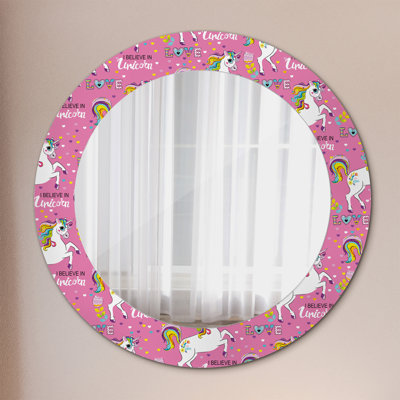 Huldar Glass Flat Wall Mirror