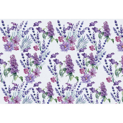Lavande fleurs mauves