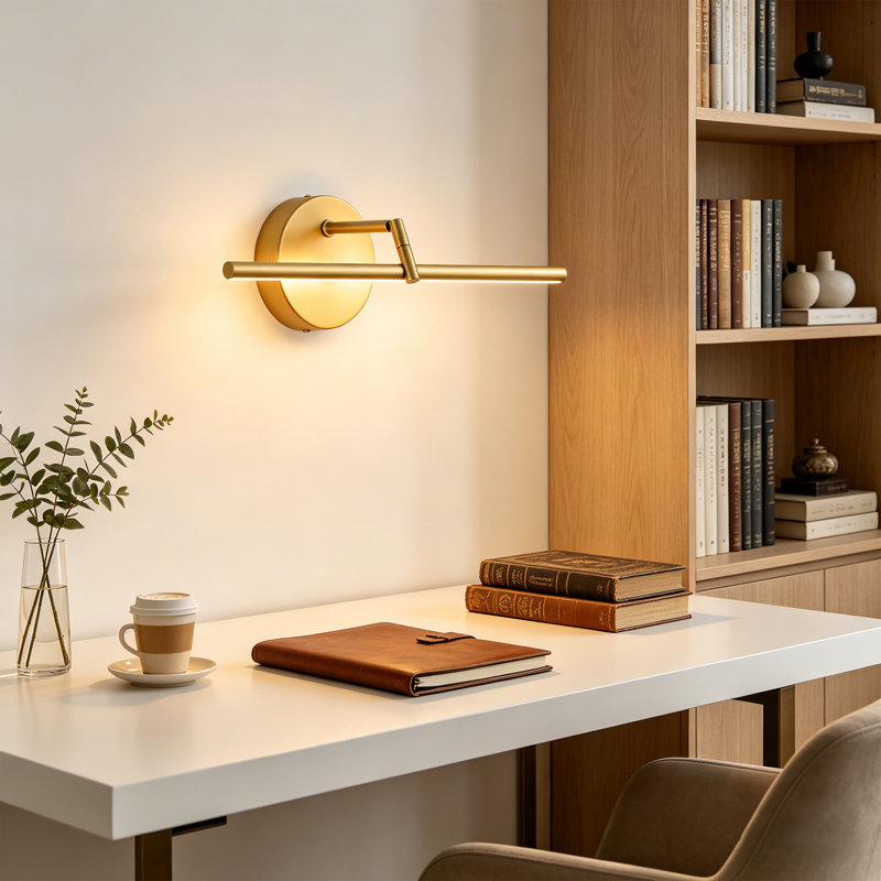 Ebern Designs 1 - Light Dimmable Led Picture Light With Adjustable 5 Colour Temperature, Artwork Display Lighting Wall Sconce
