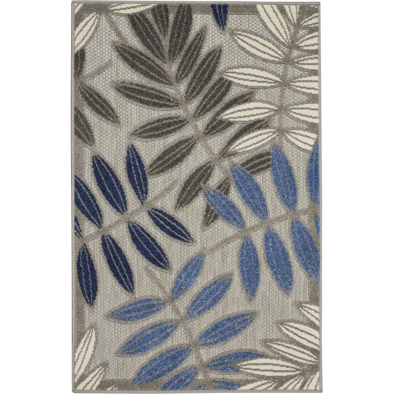 Tapis gris Newton, Rectangle 2 pi 8 po x 4 pi