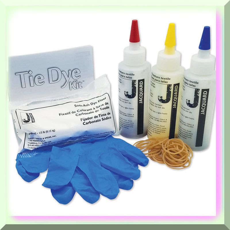 Vibrant Tie-Dye Kit with Magenta, Turquoise, Yellow