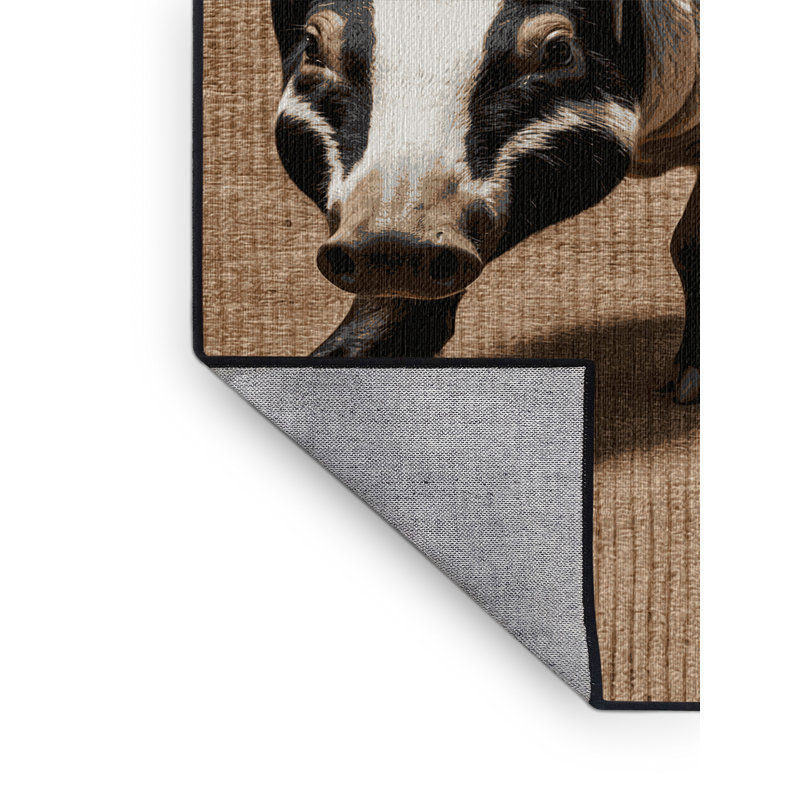  Washable Tapir Wildlife Area Rug, Rectangle 8' x 12'