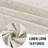 Linen Look 100% Blackout Curtains for Bedroom Full Light Blocking Rod Pocket 42 Inches Wide Linen Textured Thick Window Curtain Drapes with Backing-1600622889-1600622890