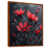Toile avec cadre flottant brun