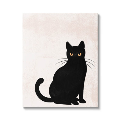 " Halloween Black Cat Silhouette " by Jo Taylor