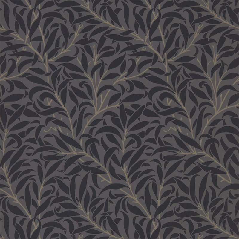 Pure Willow Bough Wallpaper, Charcoal/Black