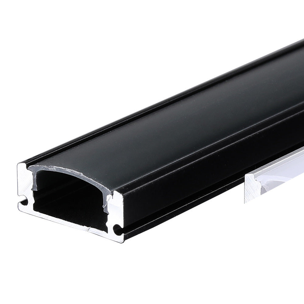Aluminum Channel Profile with PC Cover 2m Length Pack of 4
