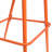 Set Of 2 Outdoor Patio Barstools, 29" Seat Height Aluminum Frame With Rope-Woven Scallop-Shaped Backrest-883986699