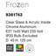 Frozen 1 - Light Chrome Sphere Pendant-39926187