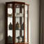 Vitrine d'angle à 6 tablettes Curio Cabinet