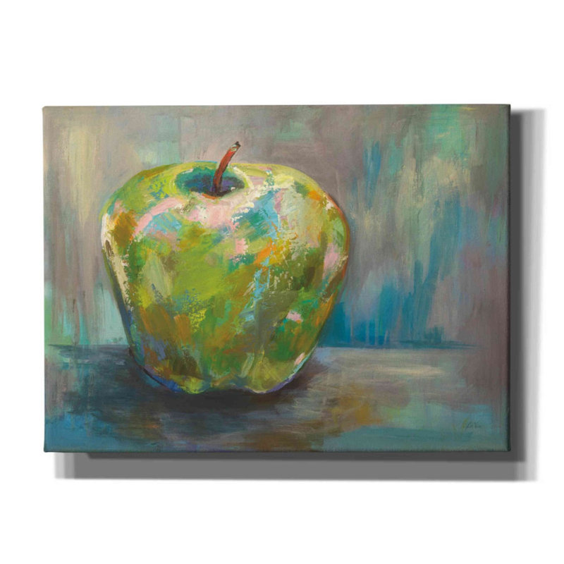 «Apple» par Jeanette Vertentes, art mural sur toile, H 40 po x l 54 po x P 1,5 po