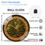 Horloge murale de Noël avec horloge murale 12 po