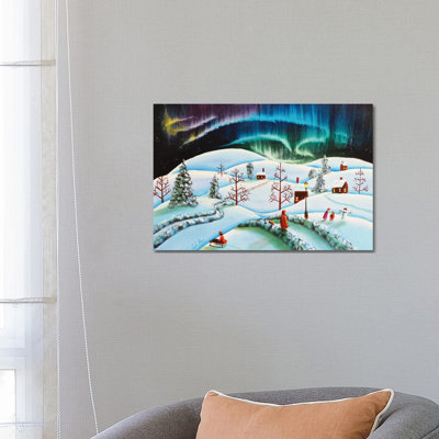 The Northern Lights by Gordon Bruce - Wrapped Canvas Print