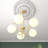Auline 5 - Light Gold Steel Dimmable Modern Living Room Bubble Chandelier