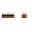 Nanafalia Solid Wood 24cm H Media Shelves