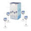 Spode Blue Italian Champagne Flute S/4 8 Oz